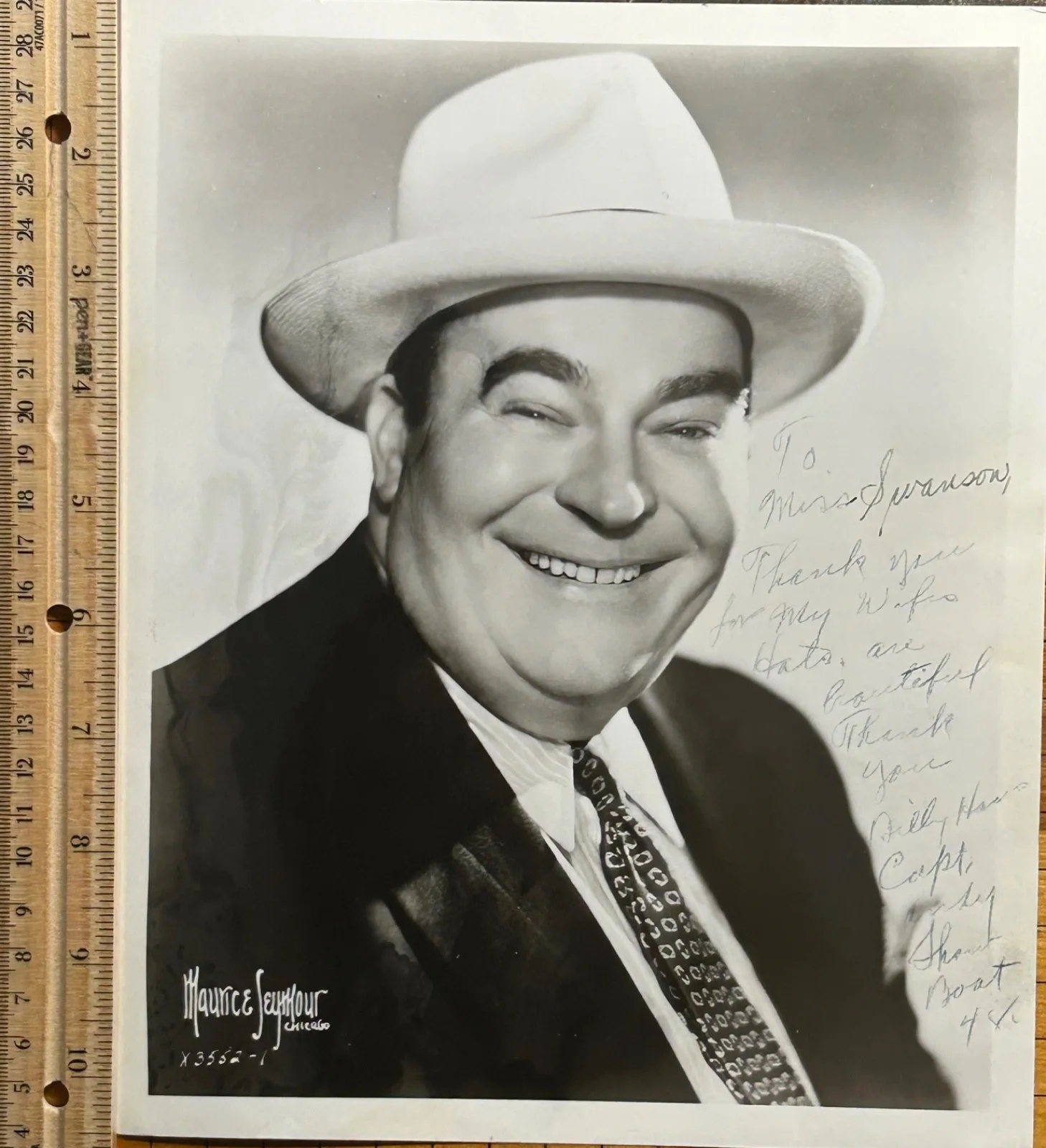 BILLY HOUSE—SIGNED PHOTO—DISNEY SNOW WHITE•KARLOFF•LUGOSI•LEWTON•ORSON WELLES, изображение 4
