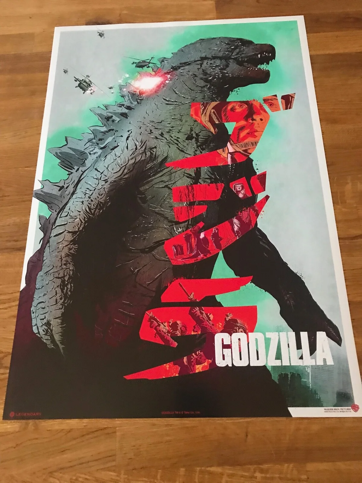 Poster Godzilla 430mm x 610mm (Bit bigger than A2), image 2
