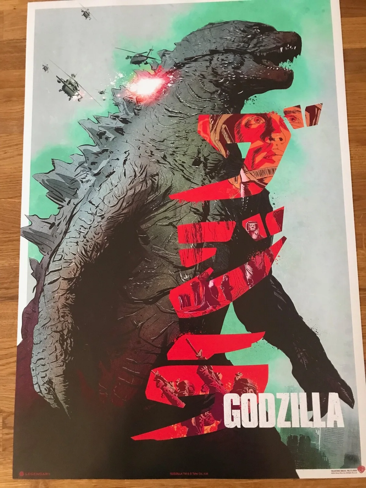 Poster Godzilla 430mm x 610mm (Bit bigger than A2), image 4