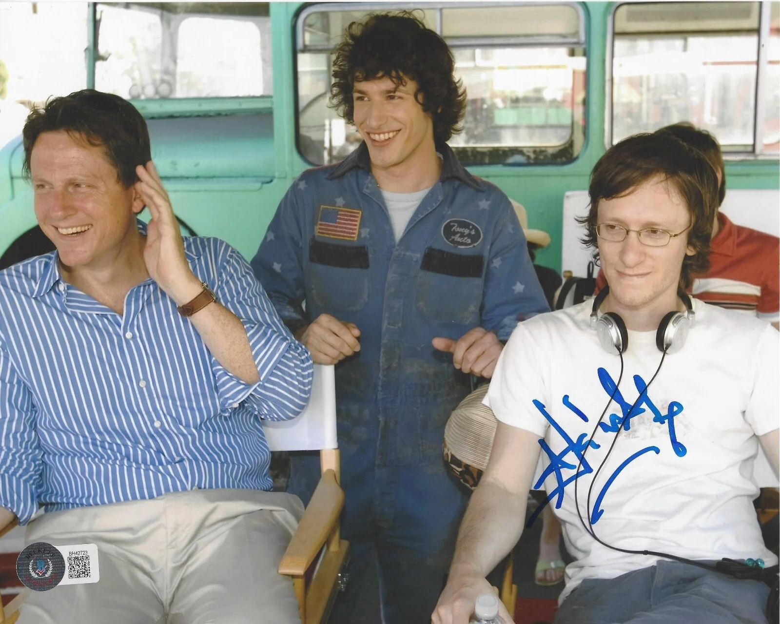 DIRECTOR AKIVA SCHAFFER SIGNED 'HOT ROD' 8x10 MOVIE PHOTO SNL BECKETT BAS COA, изображение 2