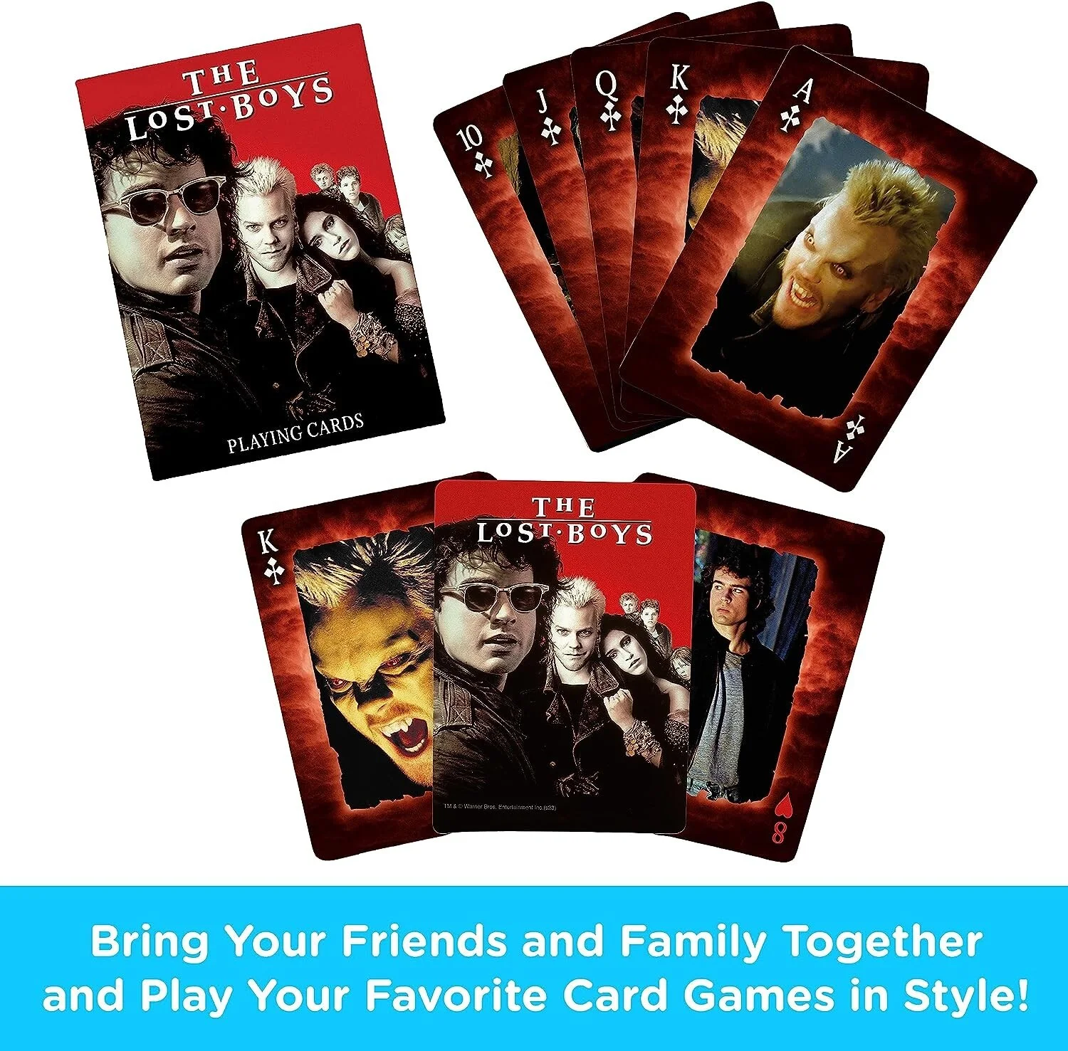 The Lost Boys (film) set of 52 playing cards (+ jokers), image 2