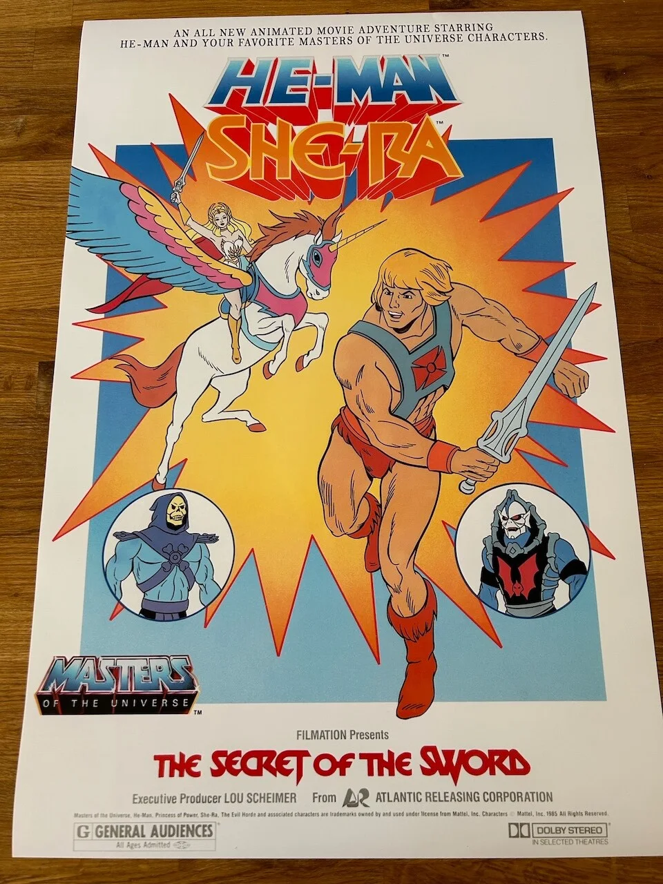Poster He-Man She-ra The Secret of the Sword 430mm x 660mm, изображение 2