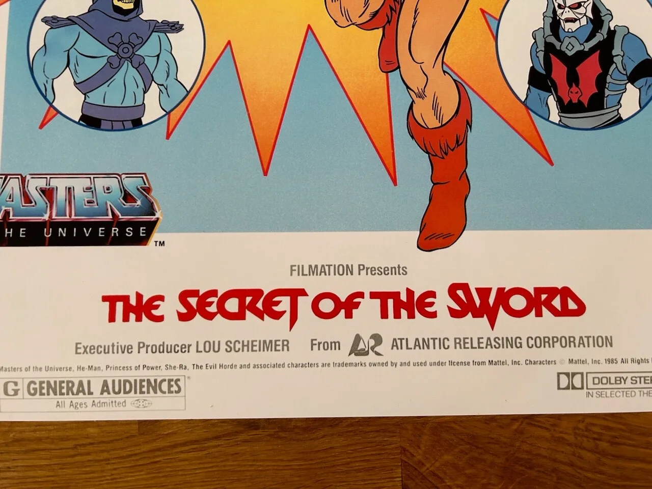 Poster He-Man She-ra The Secret of the Sword 430mm x 660mm, изображение 5
