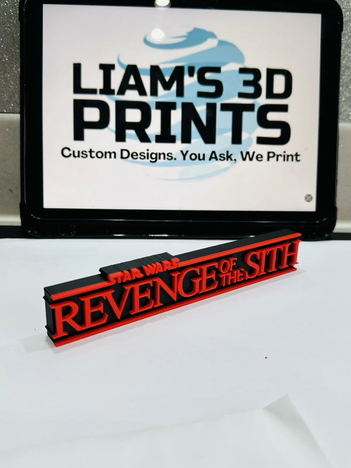 Decorative Star Wars Revenge of the Sith logo Sign Display Pop, image 4
