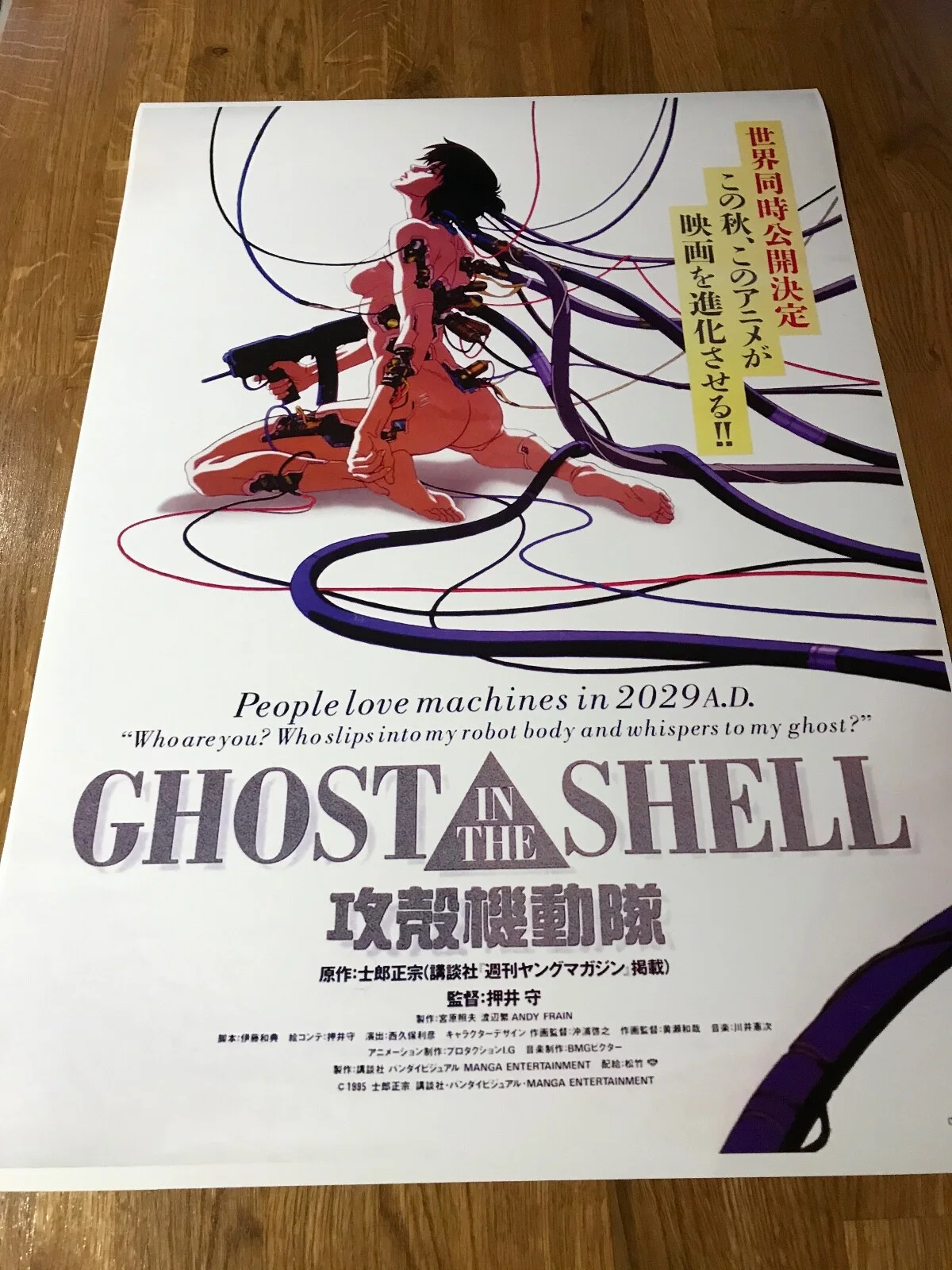 Movie Poster Ghost in the Shell 420mm x 594mm (size A2), image 2