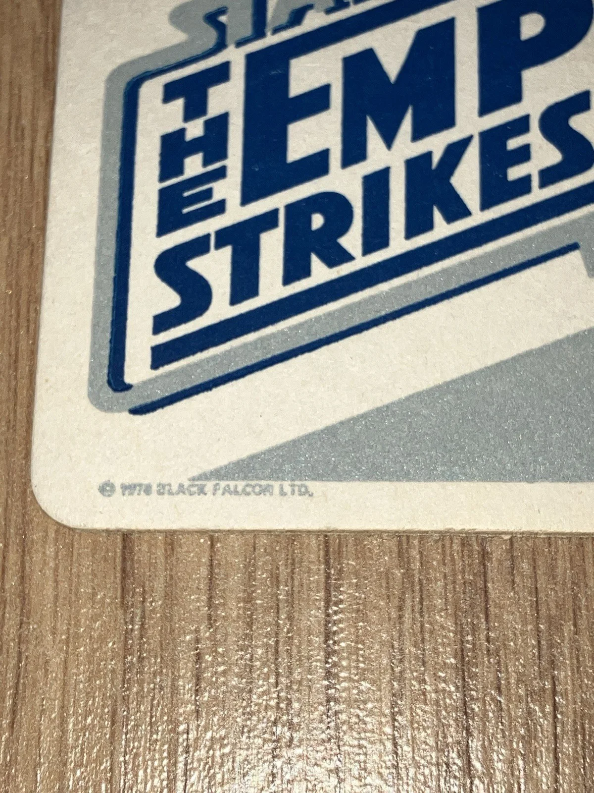 Star Wars The Empire Strikes Back - 1979 coaster from crew member on location., image 2