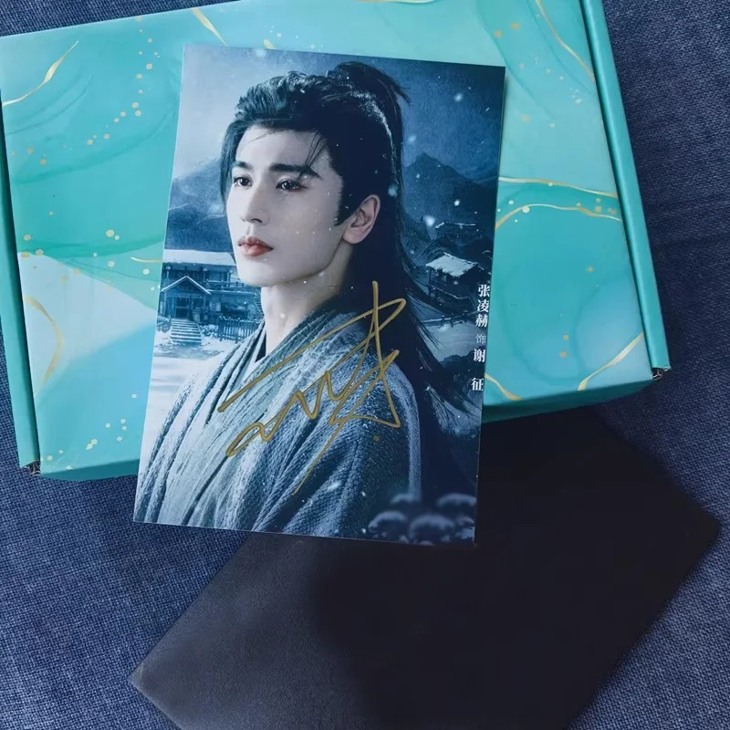 Pursuit of Jade Zhang Linghe Tian Xiwei 6" Signed Autographed Photo !!NEW, изображение 4