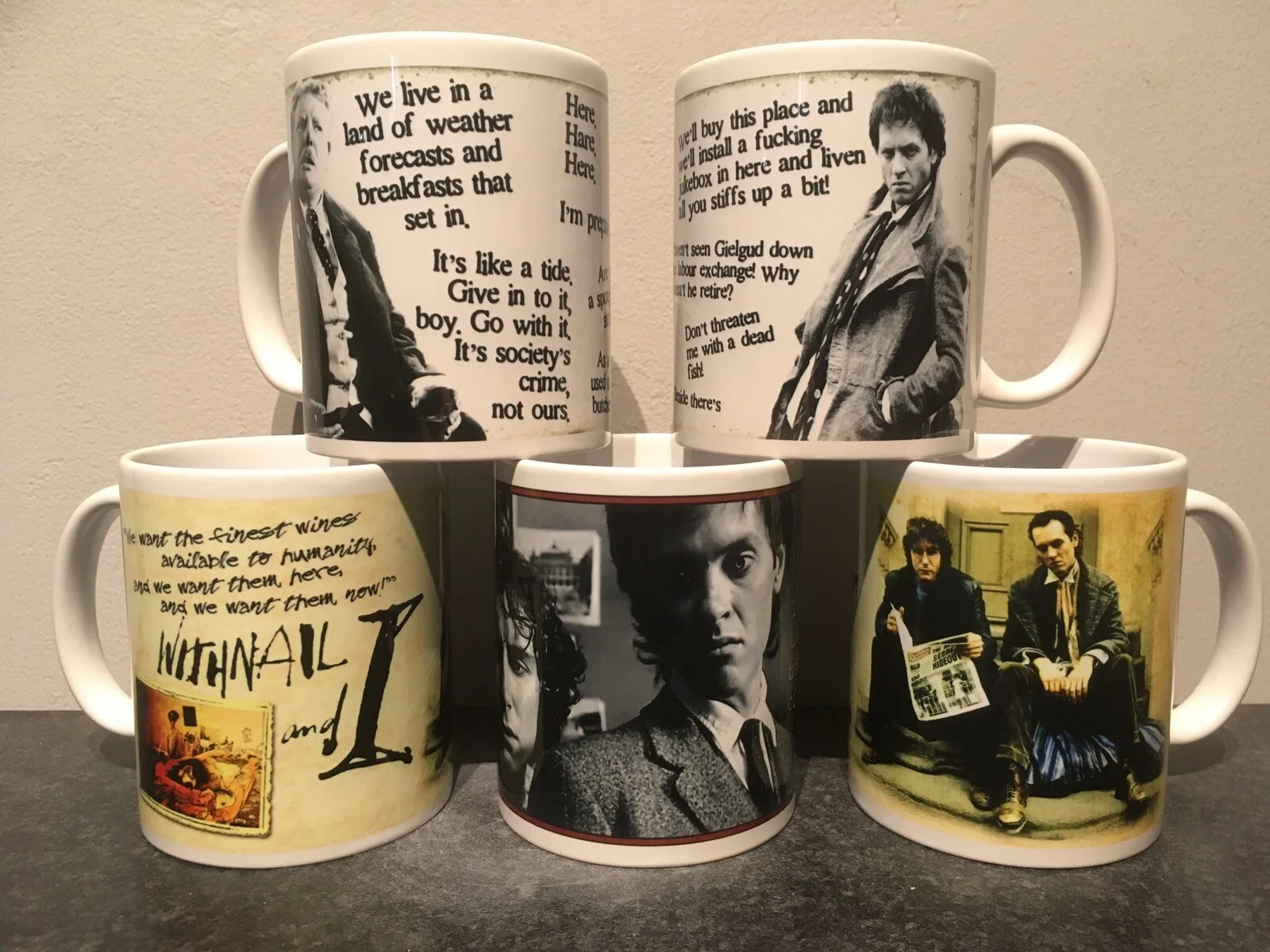 WITHNAIL AND I mug 30 Designs Custom made brand new Richard E. Grant Paul McGann, изображение 2