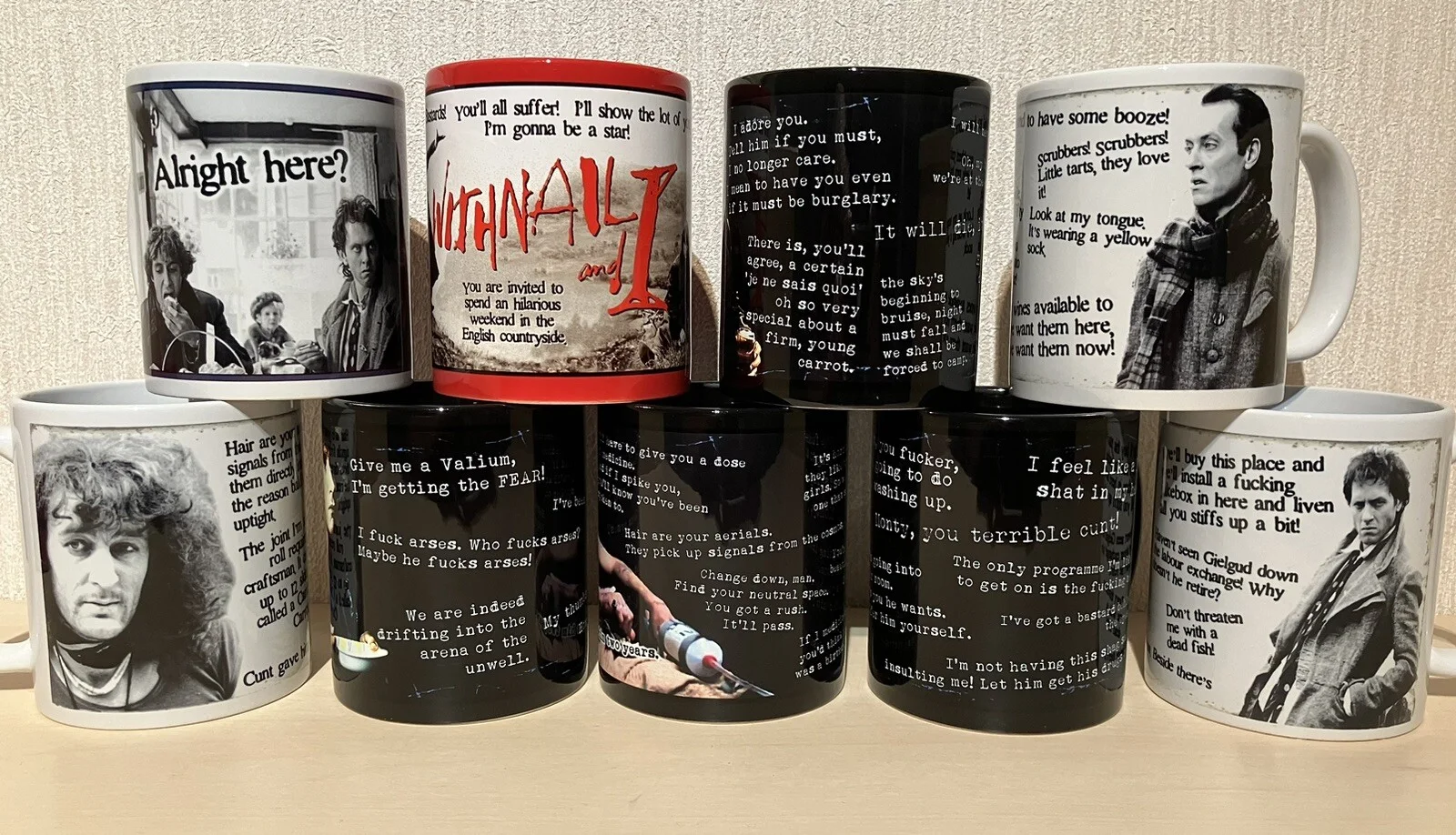 WITHNAIL AND I mug 30 Designs Custom made brand new Richard E. Grant Paul McGann, изображение 3