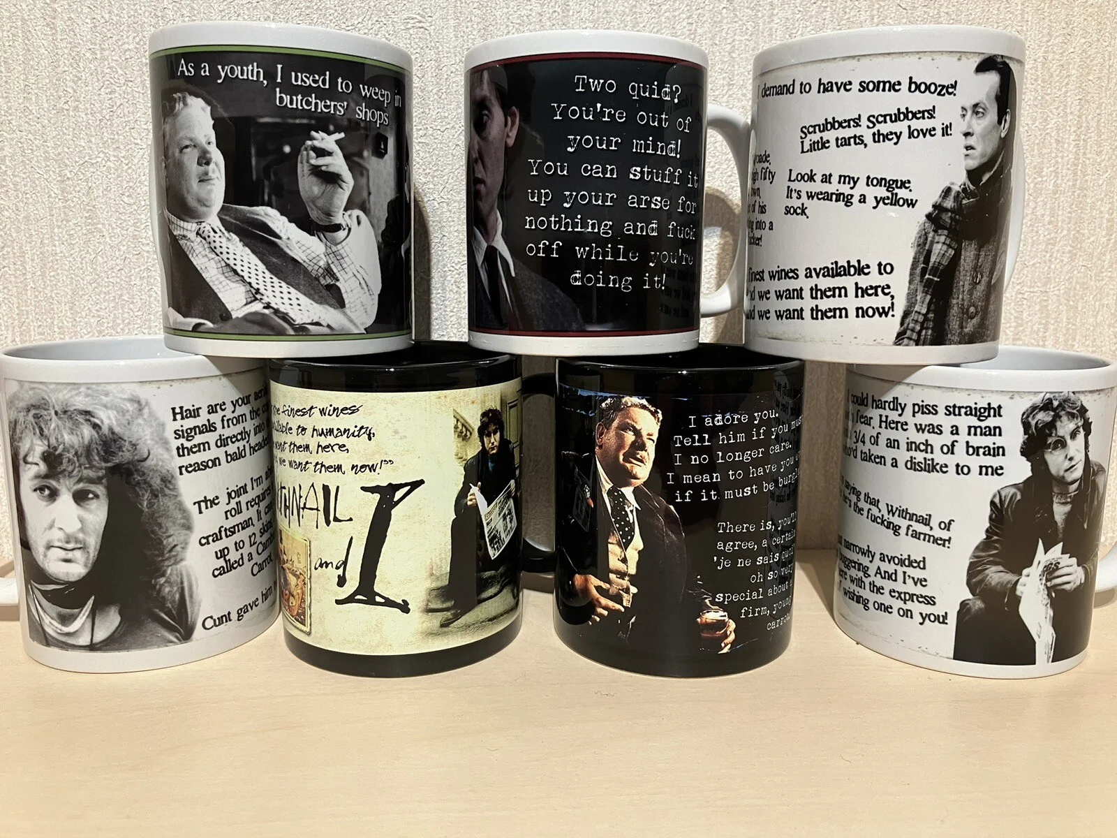 WITHNAIL AND I mug 30 Designs Custom made brand new Richard E. Grant Paul McGann, изображение 4