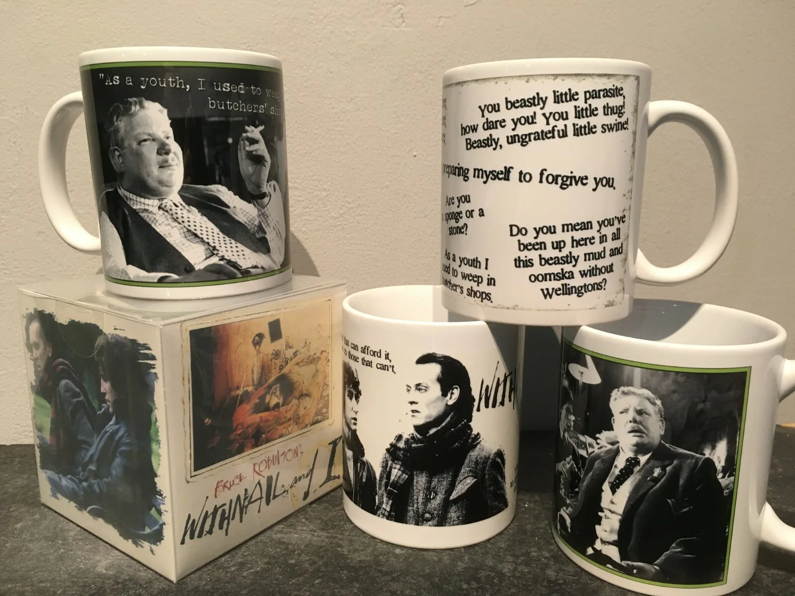WITHNAIL AND I mug 30 Designs Custom made brand new Richard E. Grant Paul McGann, изображение 5