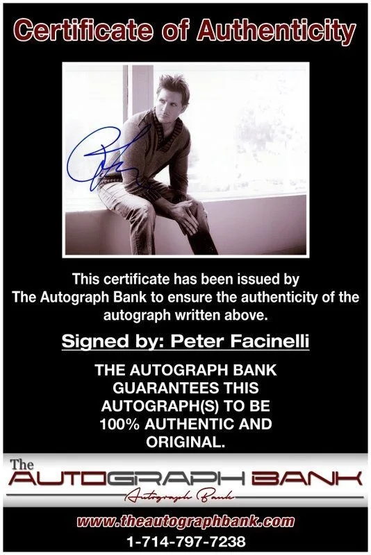 Peter Facinelli — Peter Facinelli authentic signed celebrity 8x10 photo W/Cert Autographed C1, image 2