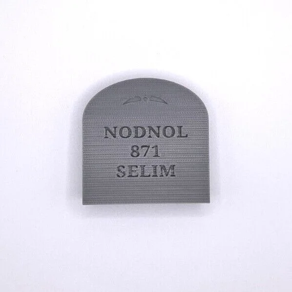 Red Dwarf Nodnol Sign Desk Display Gift Idea 3D Printed, image 2