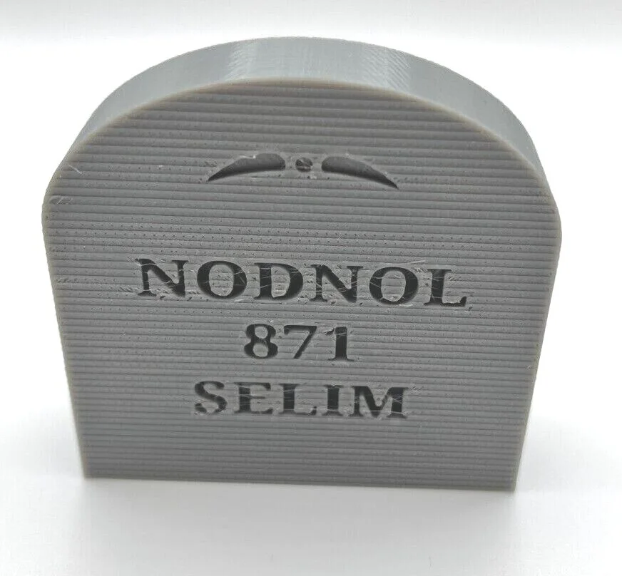 Red Dwarf Nodnol Sign Desk Display Gift Idea 3D Printed, image 3