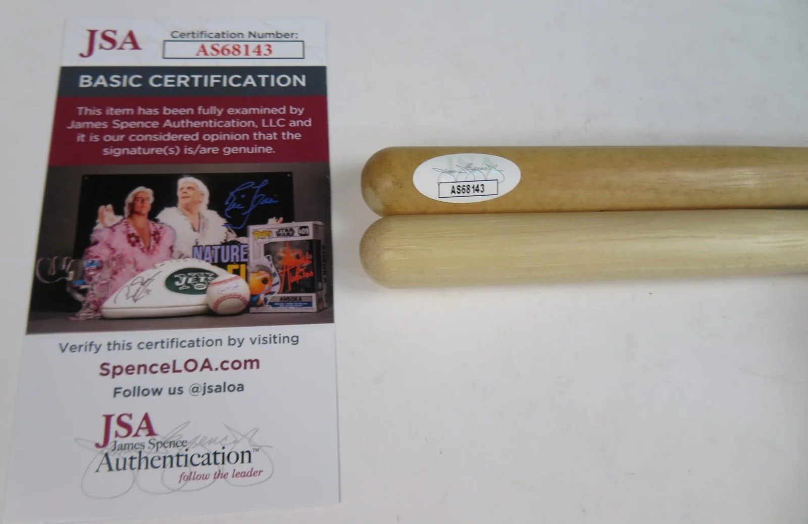 Danny Carey TOOL Signed Autograph Auto Drumstick Drum Stick JSA, image 4