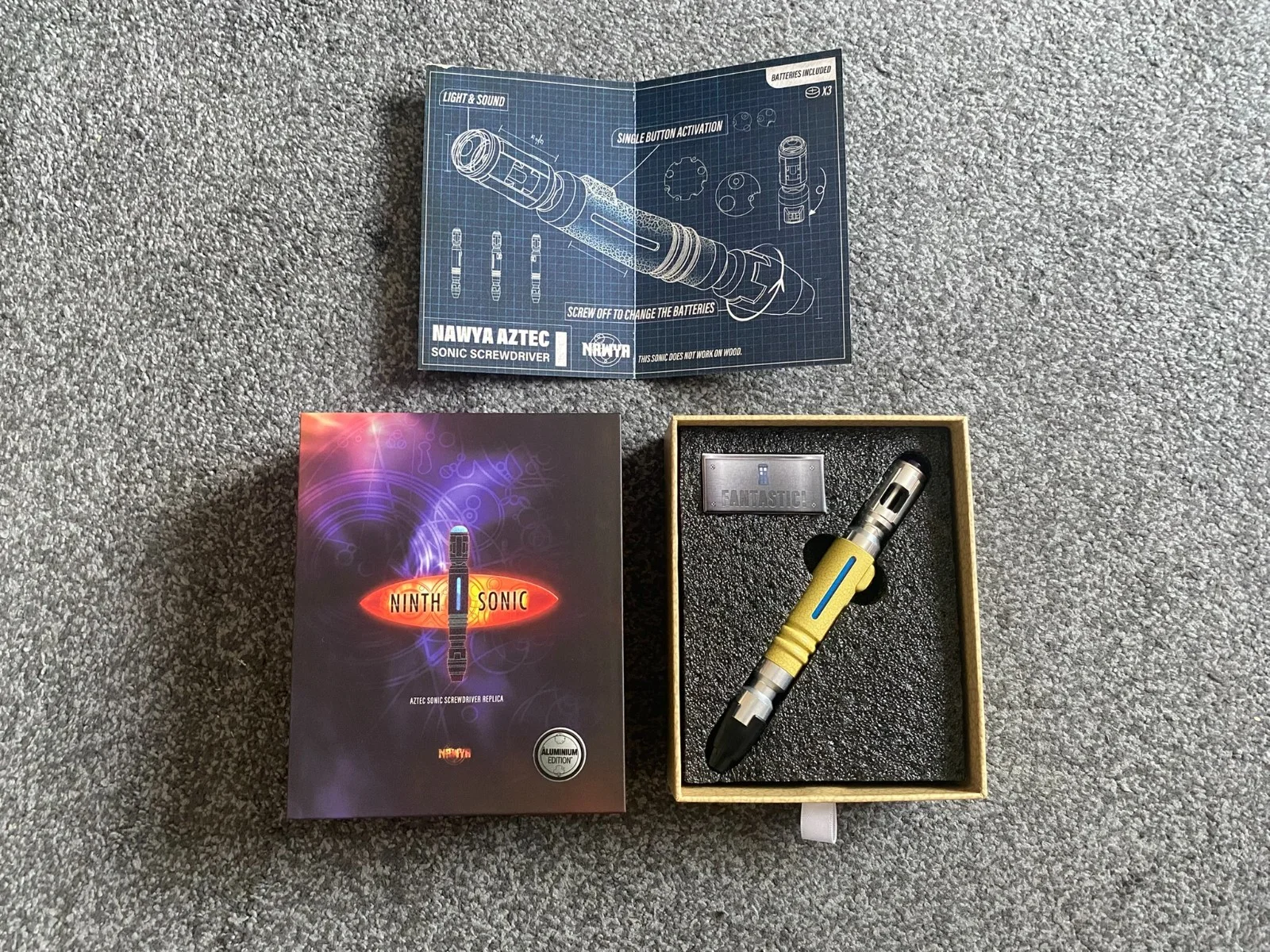 IN STOCK Doctor Who 9th Metal Sonic Screwdriver 10th LED Replica Toys Aluminium, изображение 4