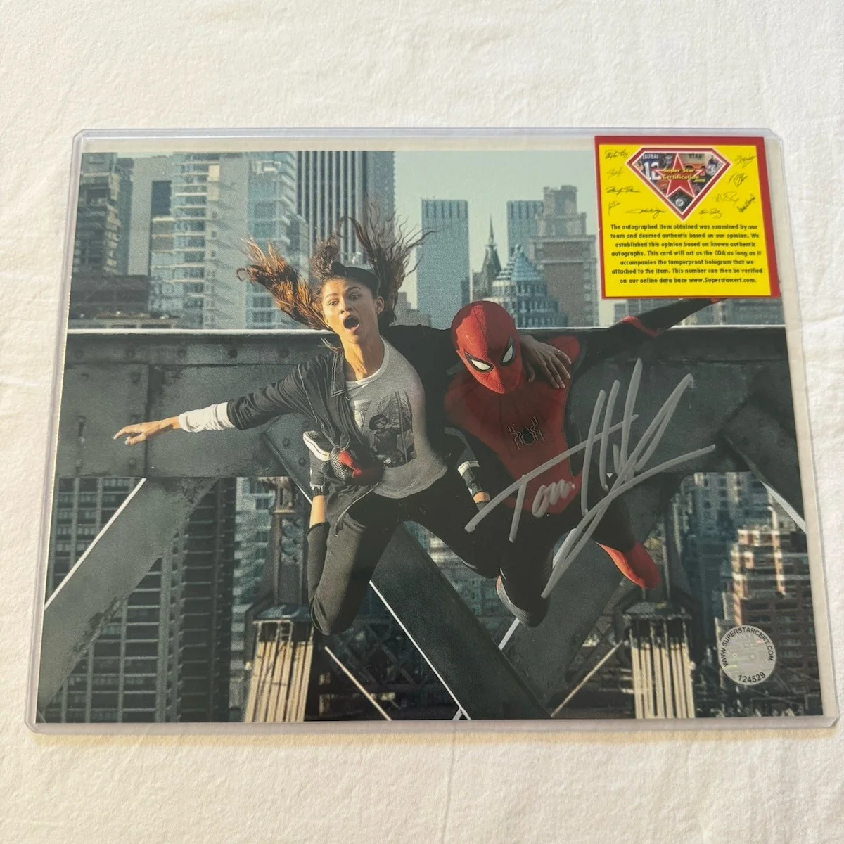 Thomas Stanley Holland — Thomas Stanley Holland ‘Spiderman’ Signed Autographed 8x10 Photo with COA, image 4