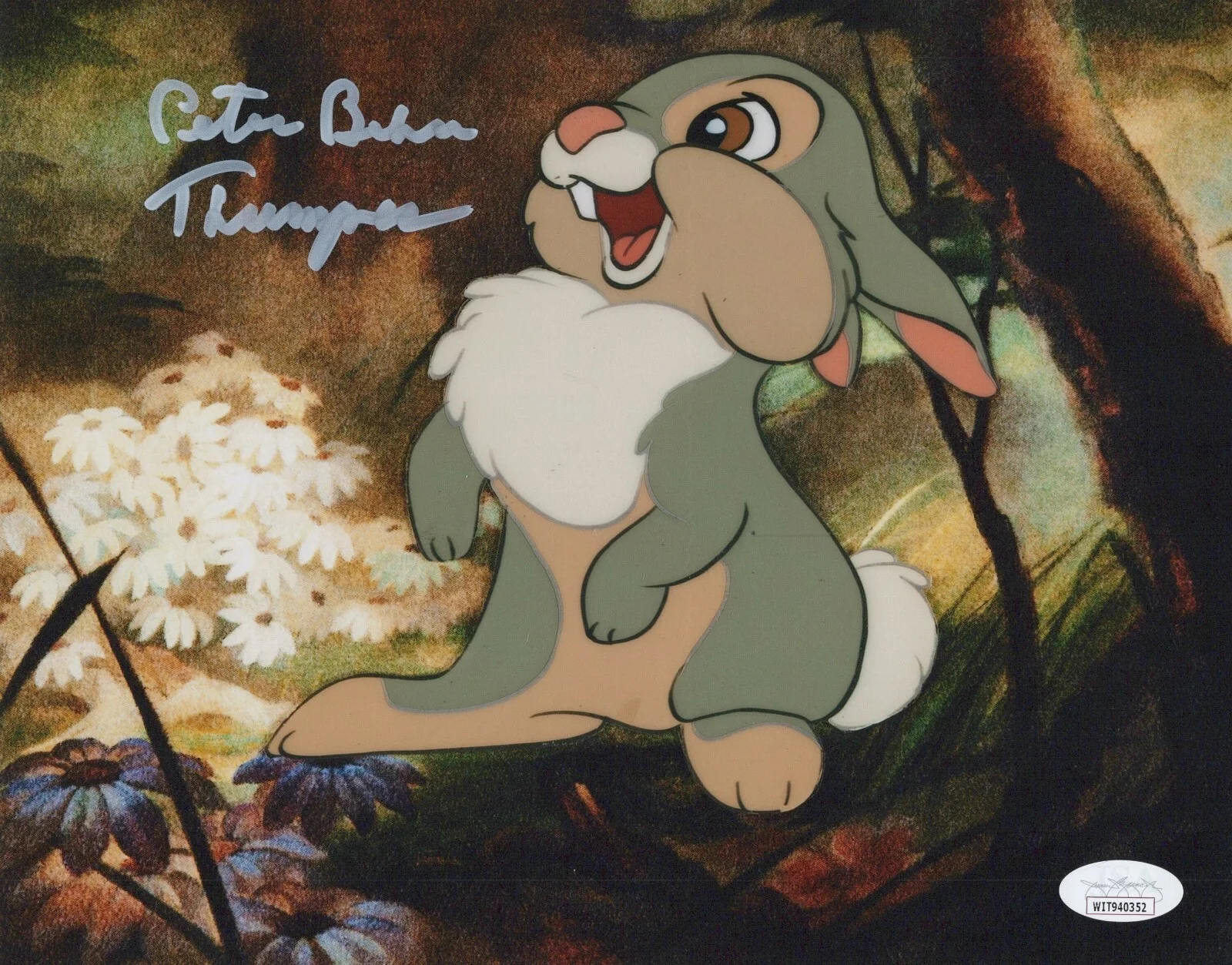 Peter Behn — PETER BEHN Signed BAMBI Thumper 8x10 Photo Autograph JSA COA CERT