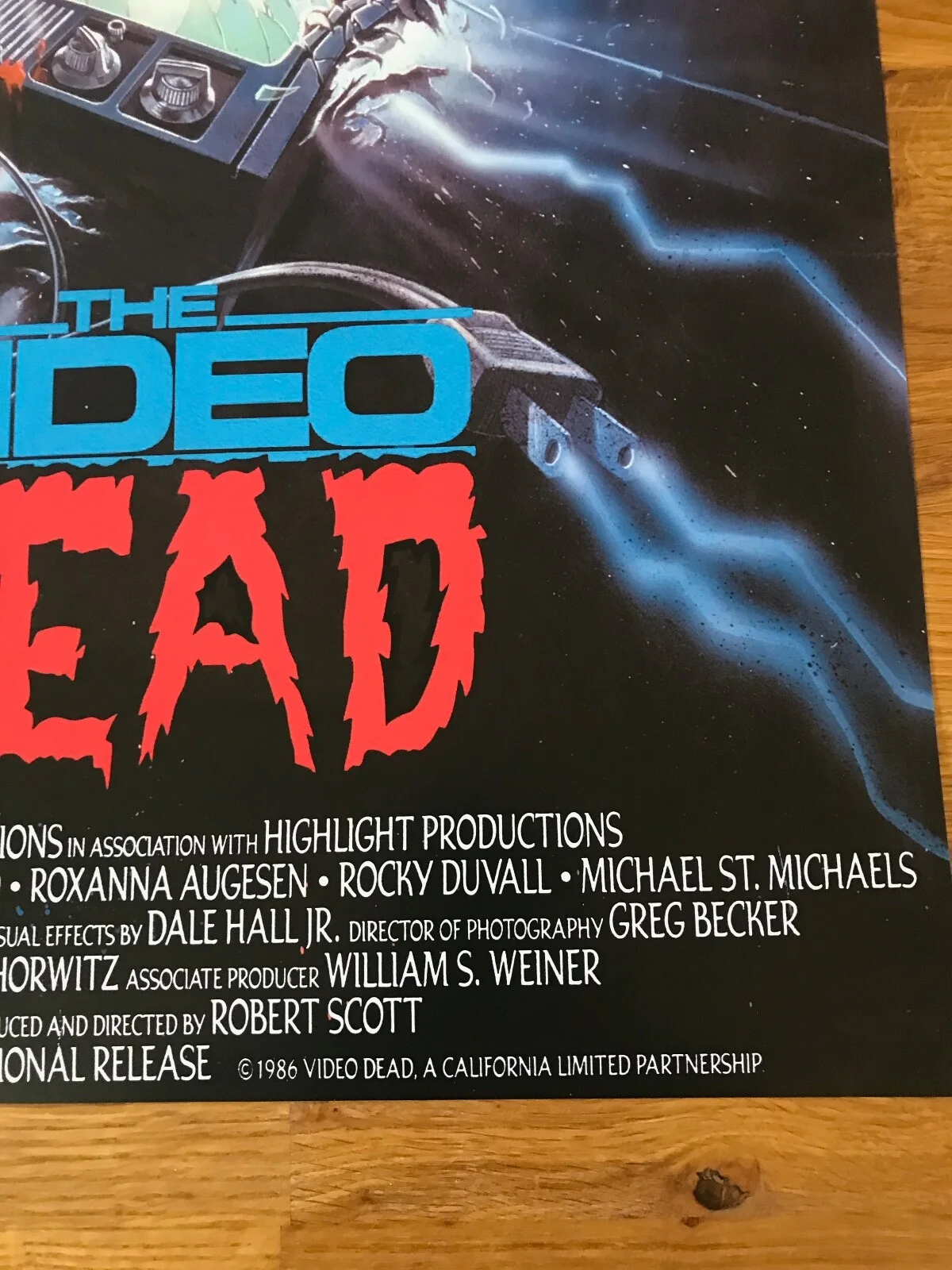 Movie Poster The Video Dead 430mm x 640mm, image 5