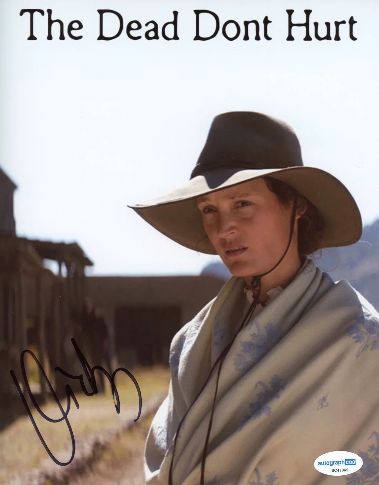 Vicky Krieps — Vicky Krieps Signed Autographed THE DEAD DON'T HURT 8x10 Photo EXACT Proof ACOA, image 2