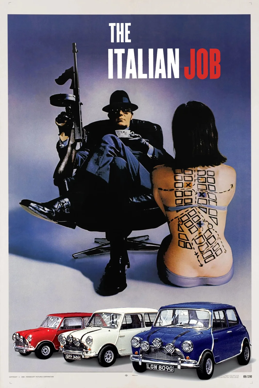 The Italian Job 35mm Film Cell strip very Rare var_b, изображение 2