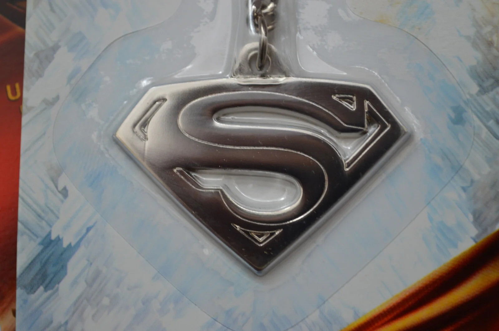 Cards Inc 2006 Superman Returns Collectable Metal Etched Keychain S Symbol Crest, image 2