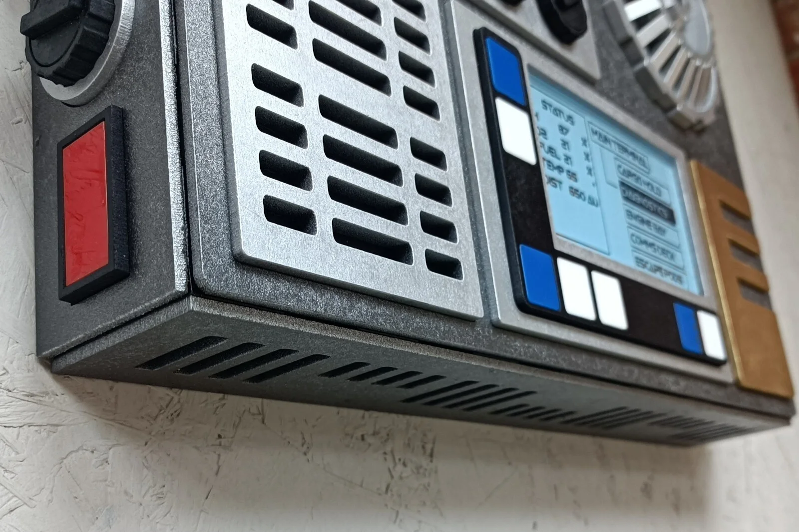 Sci-Fi inspired 3D spaceship computer terminal Control Panel prop replica, image 5