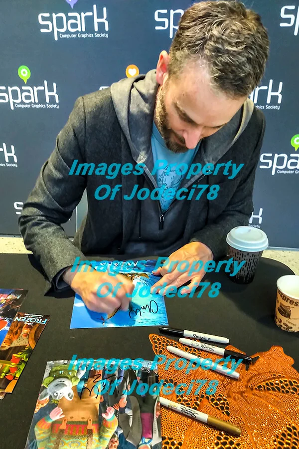 Chris Williams — Chris Williams Director & Writer of MOANA Signed 8x10 Photo EXACT Proof ACOA F, изображение 3