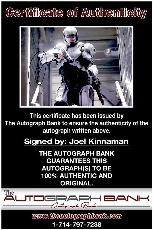 Joel Kinnaman — Joel Kinnaman authentic signed celebrity 10x15 photo W/Cert Autographed 2616r, image 2