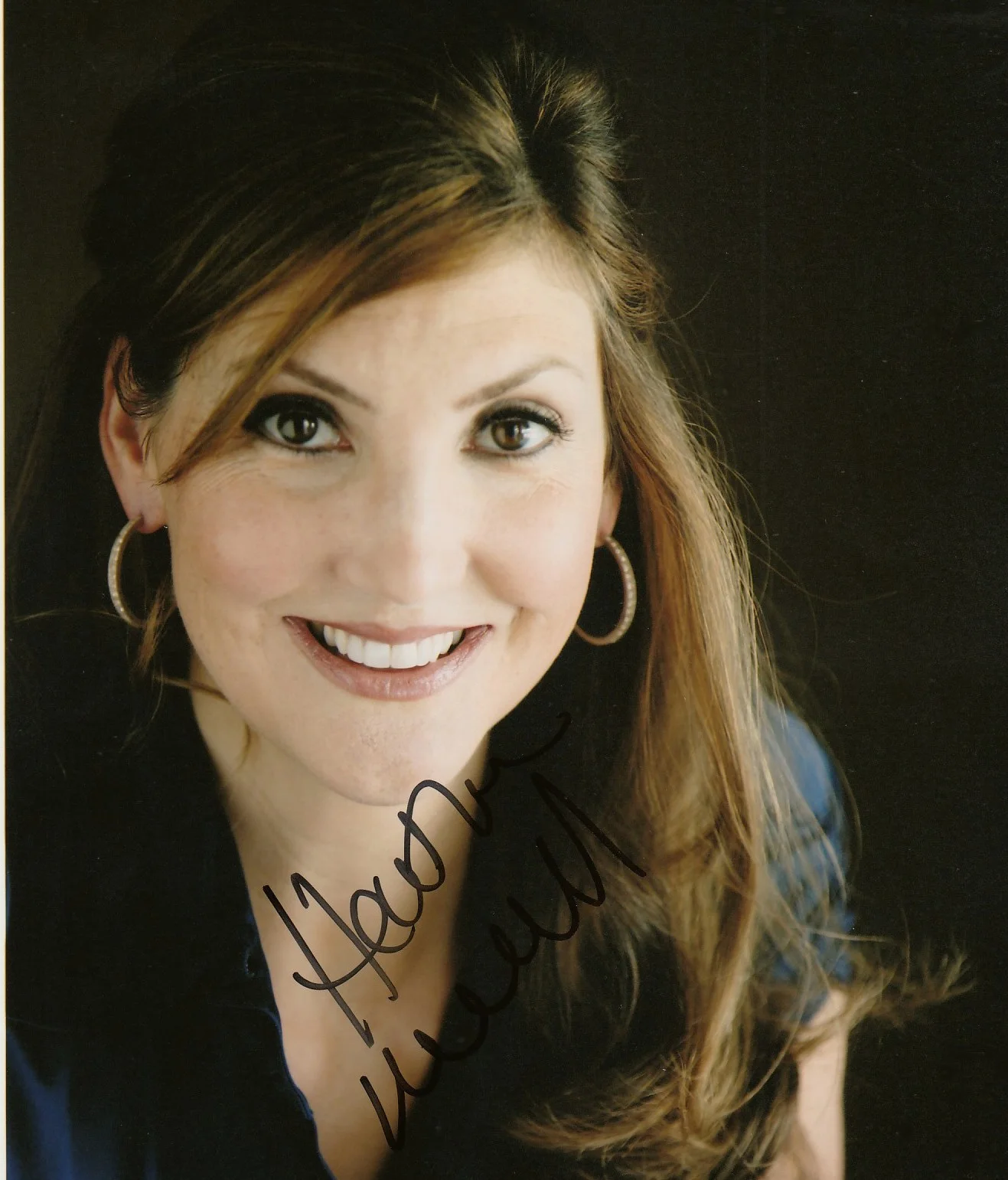 HEATHER McDONALD hand-signed PRETTY COLOR CLOSEUP 8x10 authentic w/ UACC RD COA, image 2