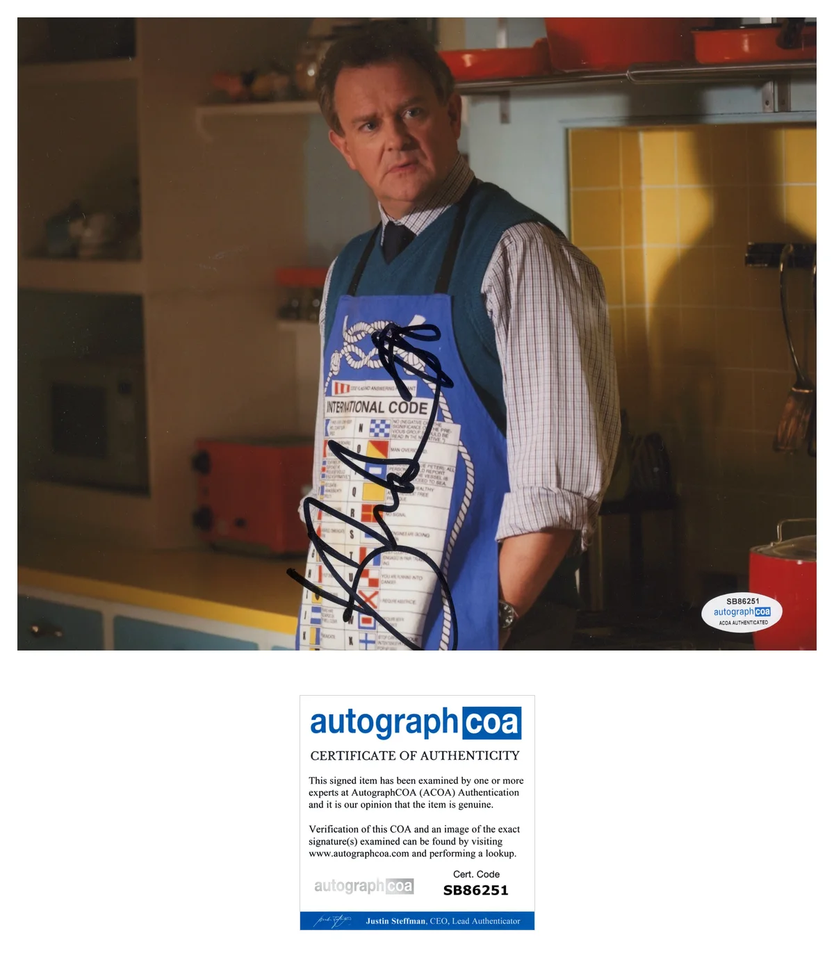 Hugh Bonneville Paddington Autographed Signed 8x10 Photo ACOA, image 2