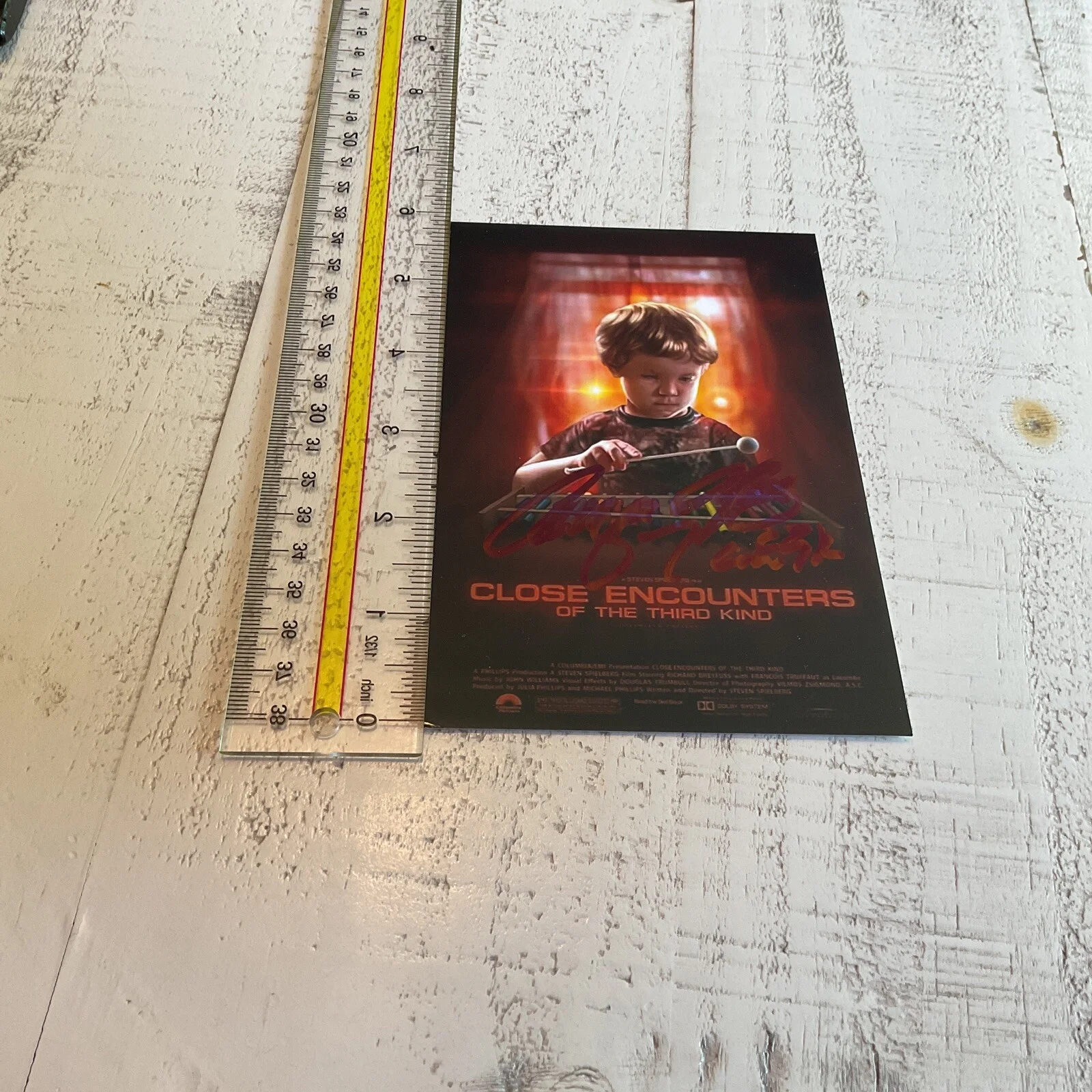 Him — Autograph Cary Guffey Kid From Close Encounters Third Kind Small Photo, image 3