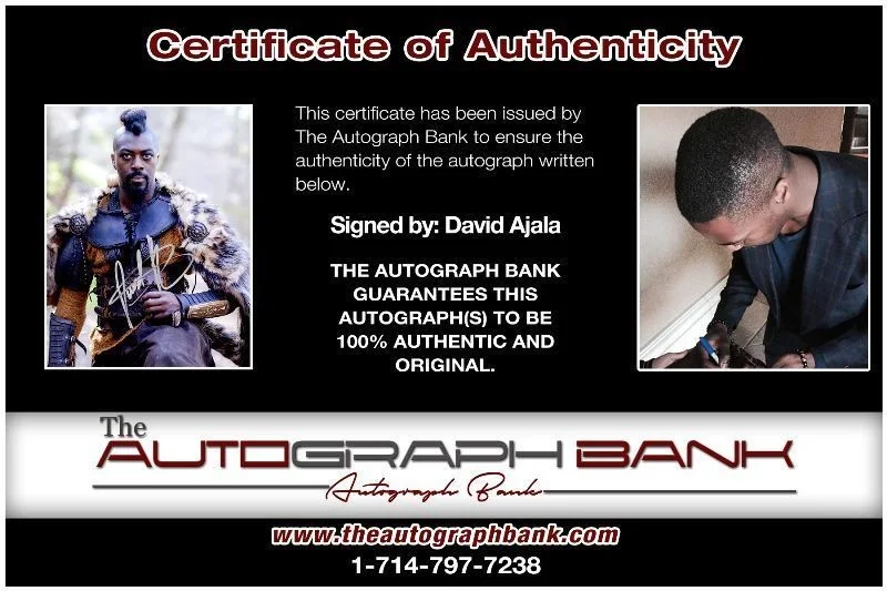 David Ajala — David Ajala authentic signed celebrity 8x10 photo W/Cert Autographed 2616c, image 2