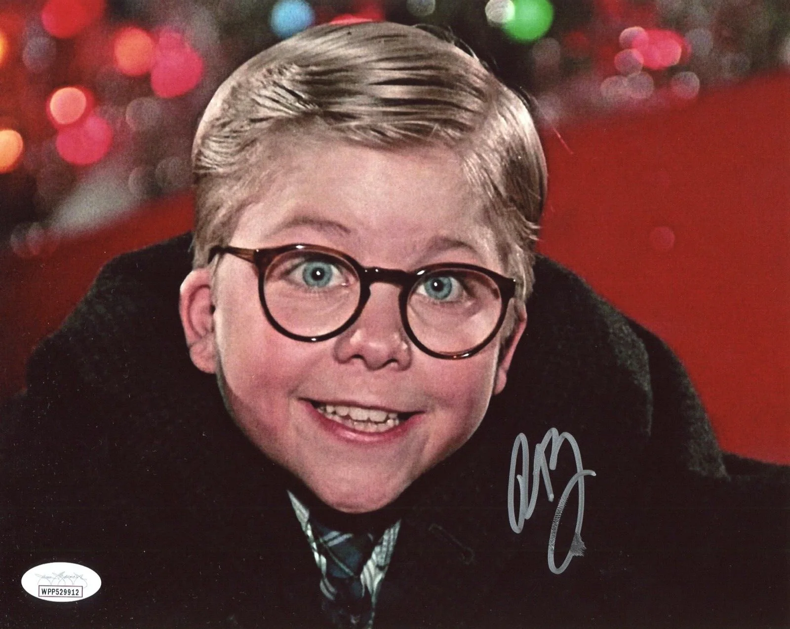 PETER BILLINGSLEY — PETER BILLINGSLEY Authentic Hand-Signed "A CHRISTMAS STORY" 8x10 Photo JSA COA