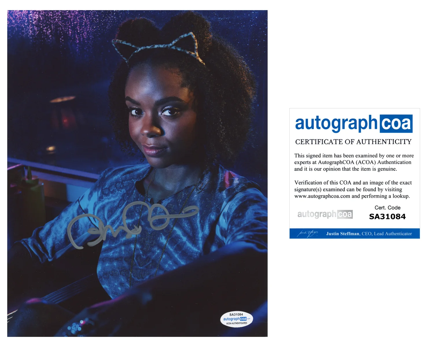 Ashleigh Murray Riverdale Autographed Signed 8x10 Photo ACOA 2020-1, изображение 2