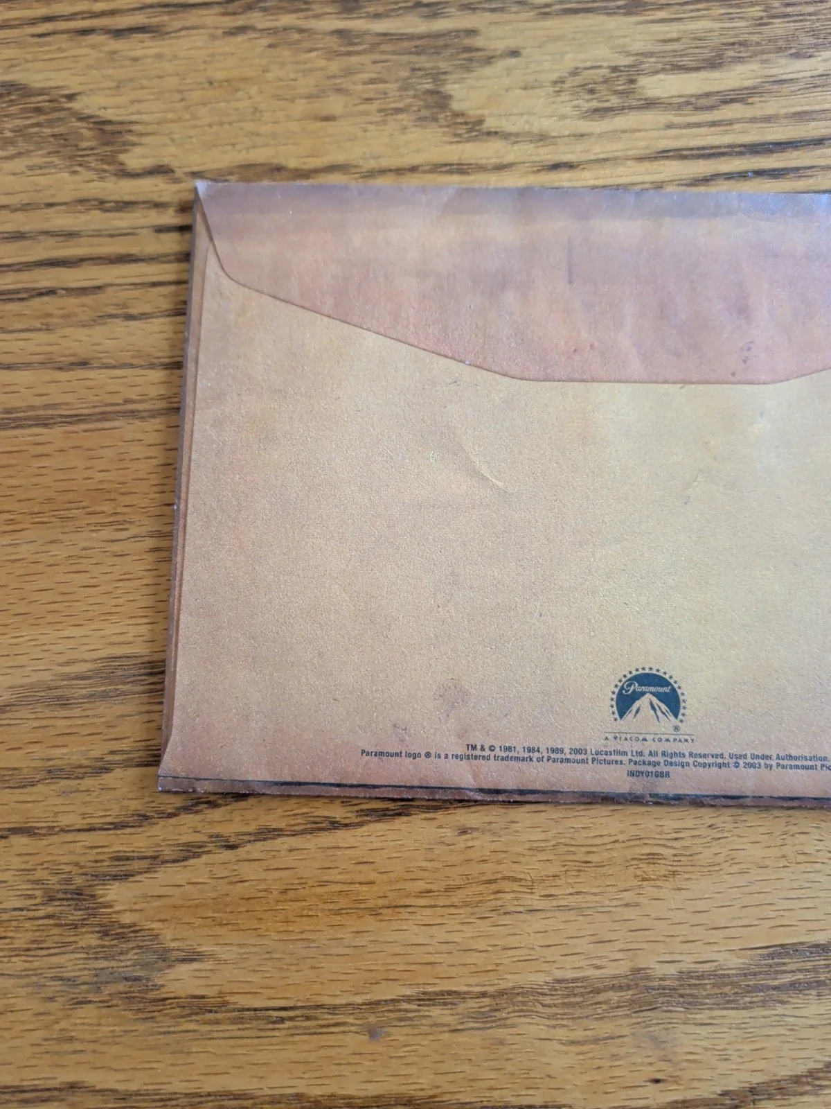 Indiana Jones Barnett College Letter Paramount DVD Promomotial Insert - Unopened, изображение 3