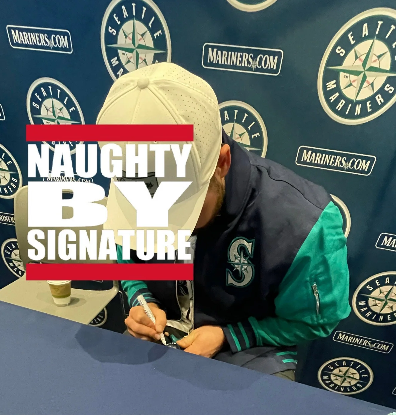 Cal Raleigh — CAL RALEIGH SIGNED THE CLINCH SEATTLE MARINERS BOBBLEHEAD SGA AUTOGRAPH PROOF, image 2