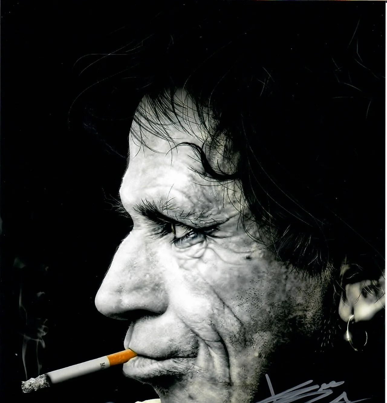 Keith Richards The Rolling Stones Lead Guitar Singer Signed 8 x 10 Photo TTM COA, изображение 3