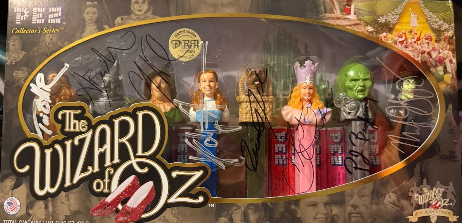 Alex Brightman Mandy Gonzalez Wicked Broadway Wizard Of Oz Signed Pez Set, image 2