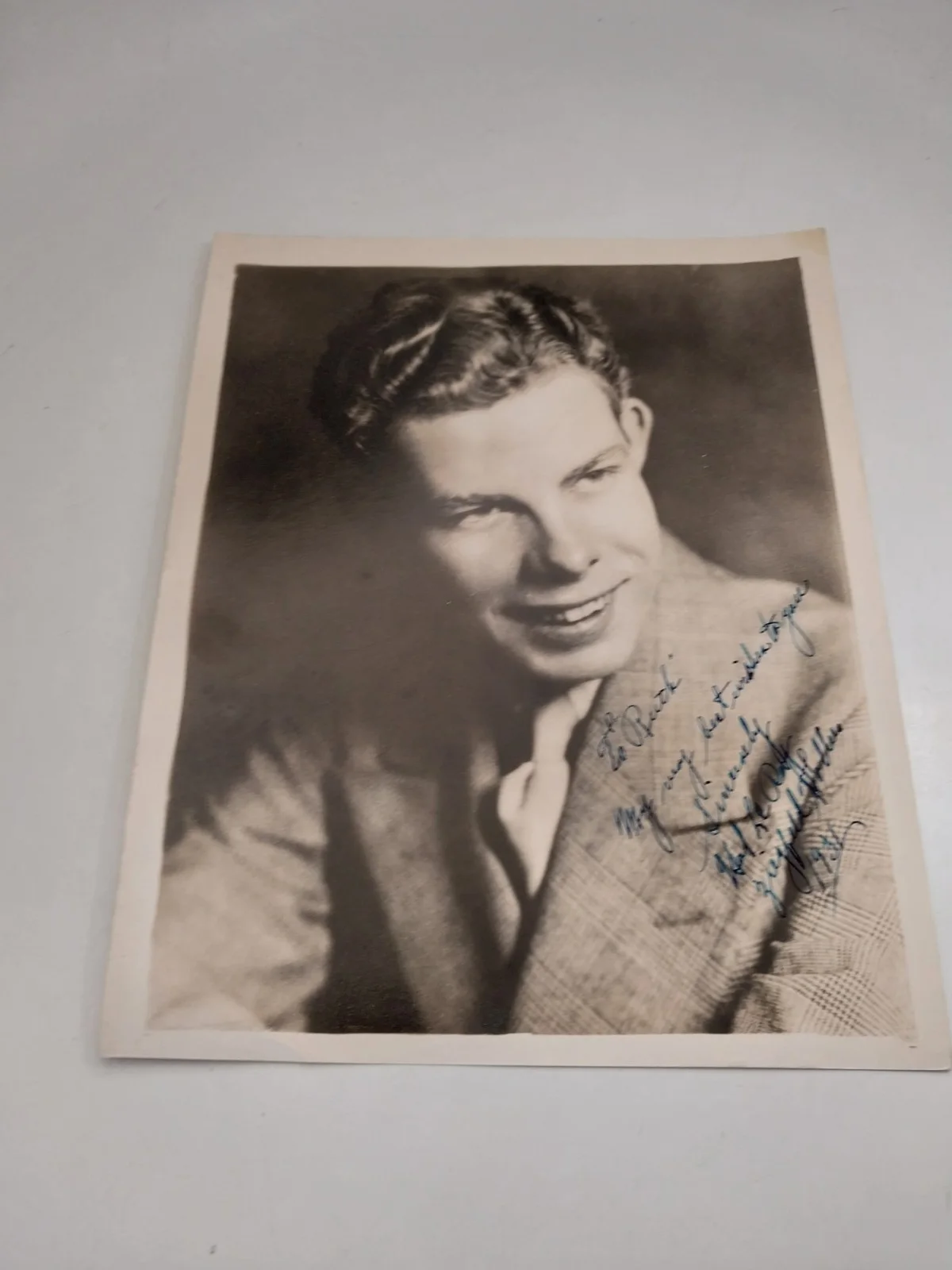Vintage 1931 HAL LEROY Photo Ziegfeld Follies Tap Dancer Hand Signed Autograph, изображение 3