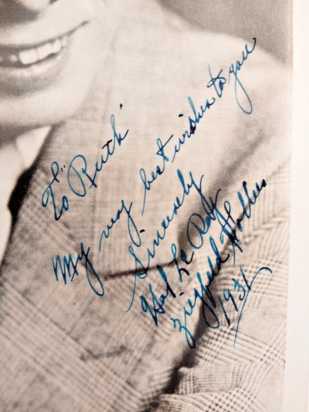 Vintage 1931 HAL LEROY Photo Ziegfeld Follies Tap Dancer Hand Signed Autograph, изображение 5