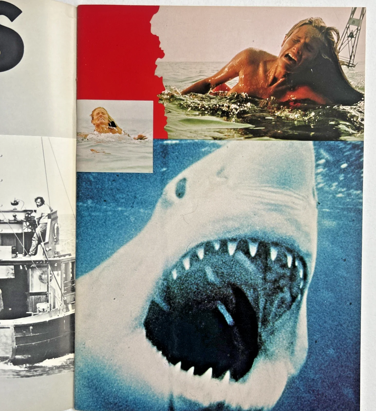 Jaws 1973 Movie Brochure - Original Vintage Film Programme - Japanese Import, изображение 3