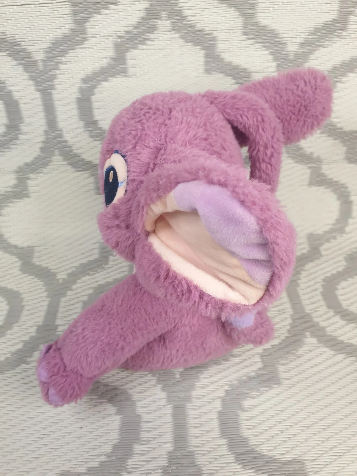 Disney PINK ANGEL LILO & STITCH Plush Soft Toy 12" Light Up Face **Very Good**, изображение 5