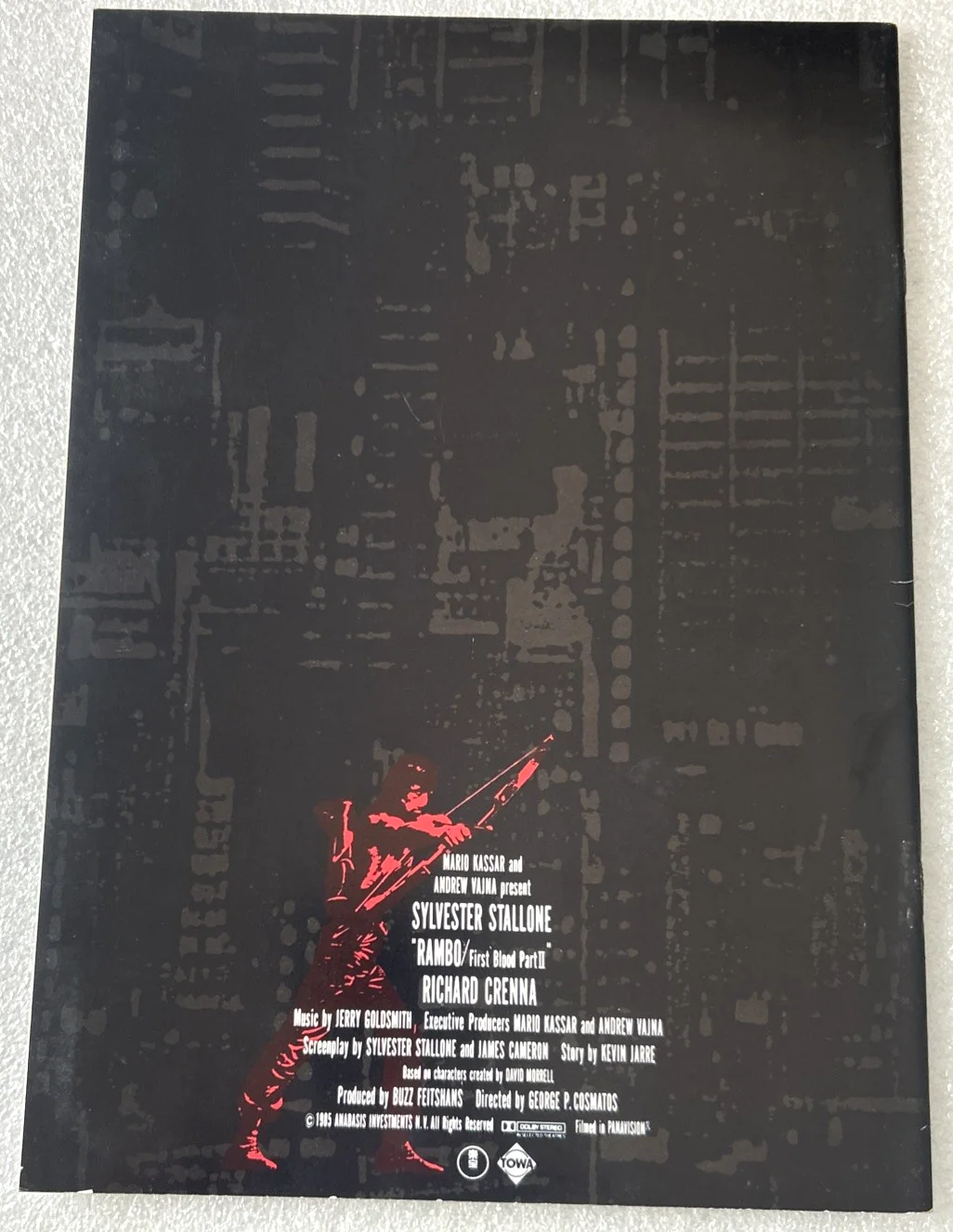 Rambo First Blood Part II - Movie Program Brochure & 2 Rambo Flyers - Japan, изображение 3