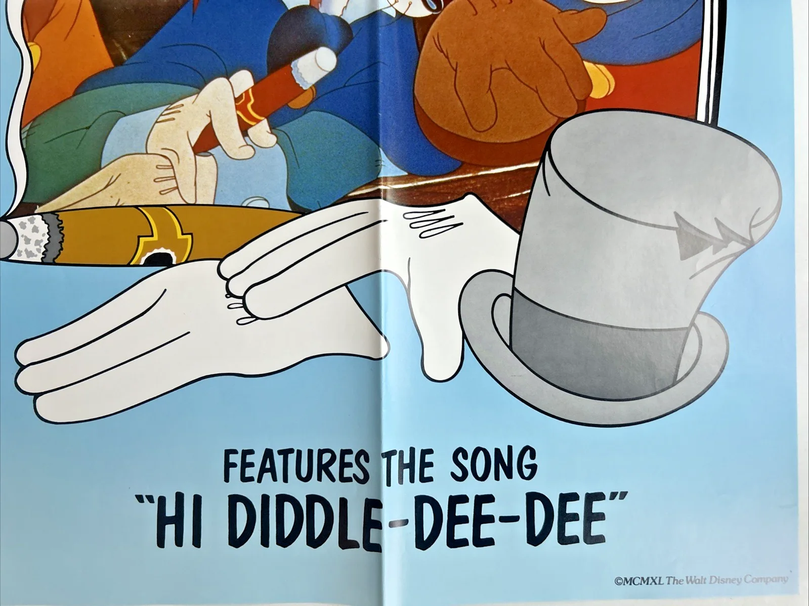 Pinocchio UK Double Crown Poster - 1986 Disney RR - Honest John, Gideon Coachman, изображение 5