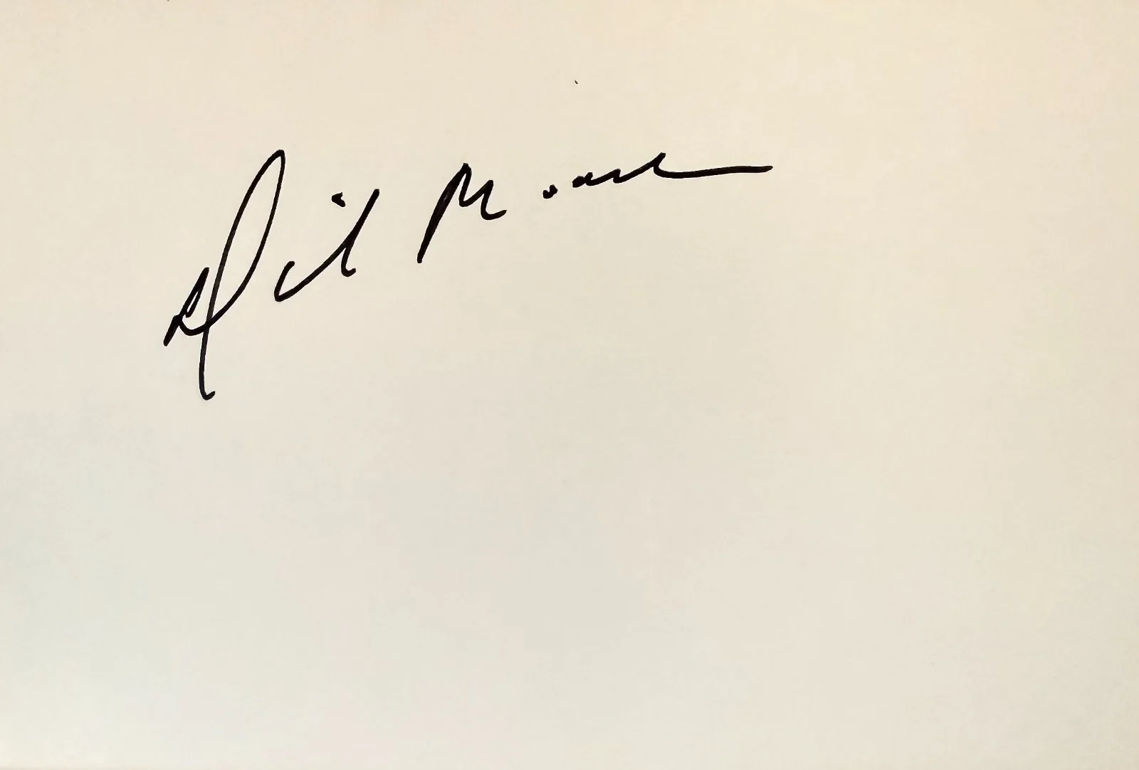 Dickie Moore — DICKIE MOORE Signed Autographed 4"x 6" INDEX CARD Hook and Ladder OLIVER TWIST, изображение 3