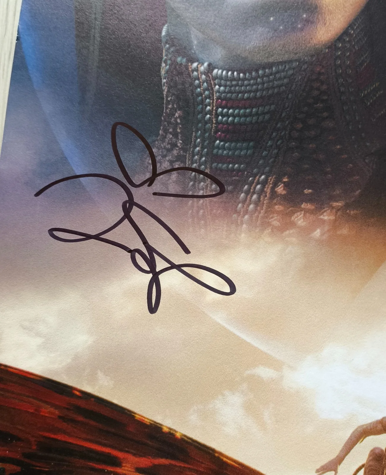 Sam Worthington, Zoe Saldana, Sigourney Weaver — Autograph Sam Worthington, Zoe Saldana, Sigourney Weaver Signed 23x17 Poster, image 2