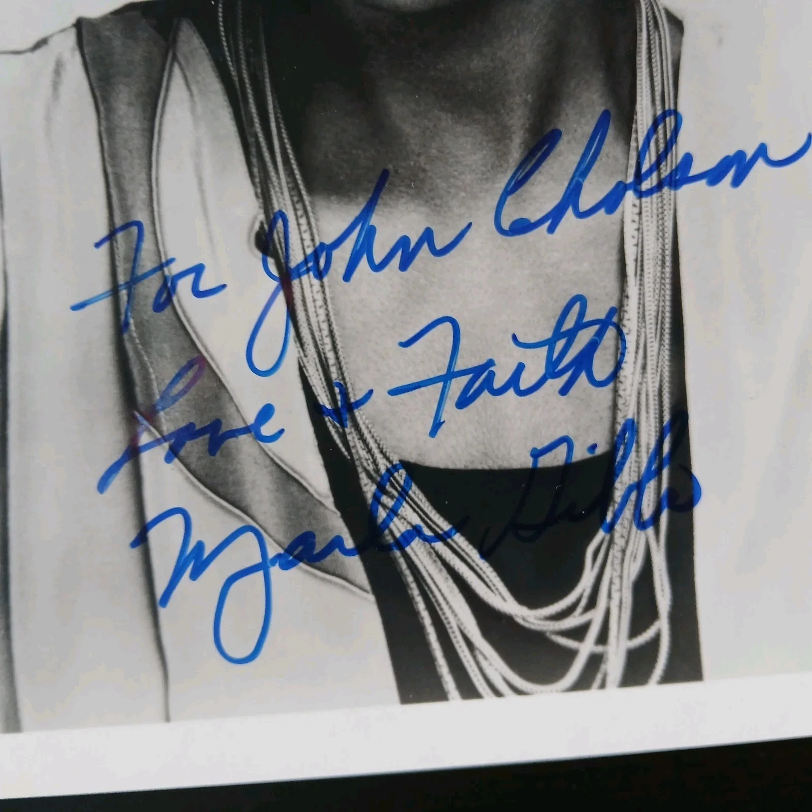 marla gibbs — marla gibbs signed 8x10 photo 'love & faith' florence the jeffersons actress, изображение 3