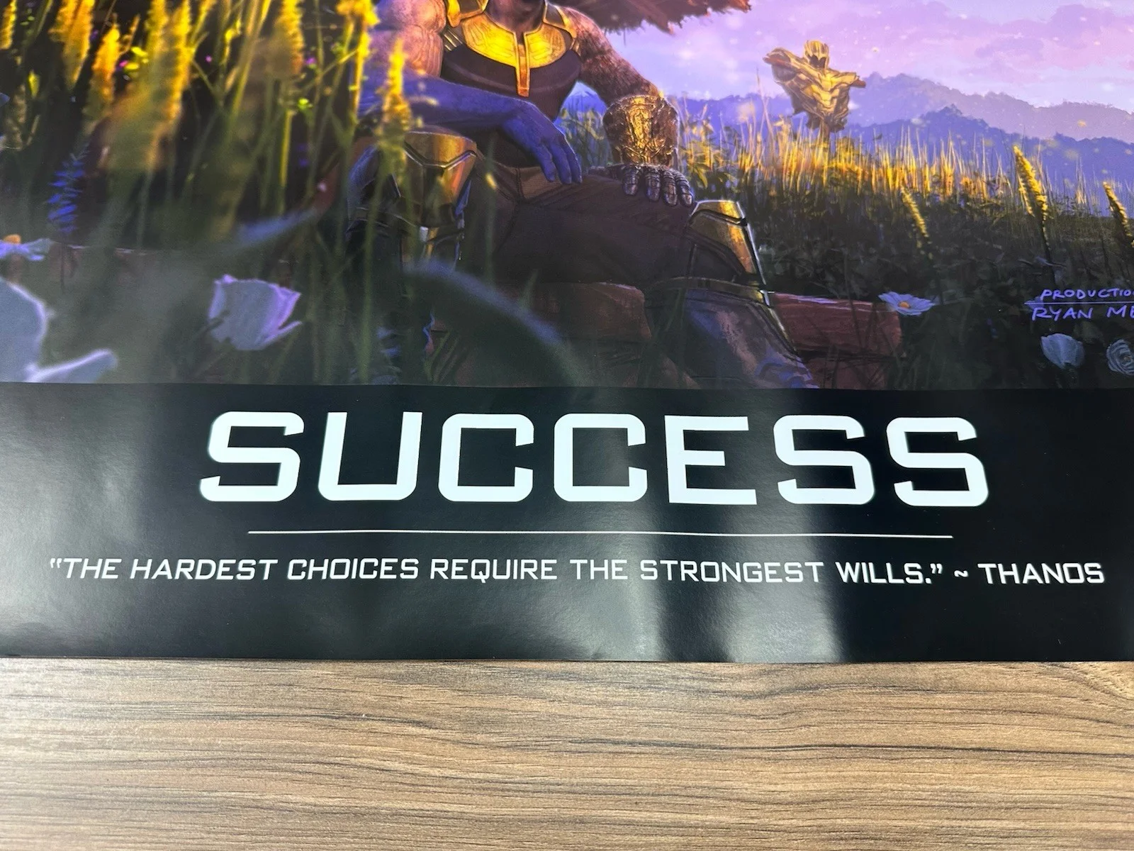 Ryan Meinerding — SDCC 2018 Thanos Avengers Infinity War Success Motivational 18 x 26 Poster, изображение 3