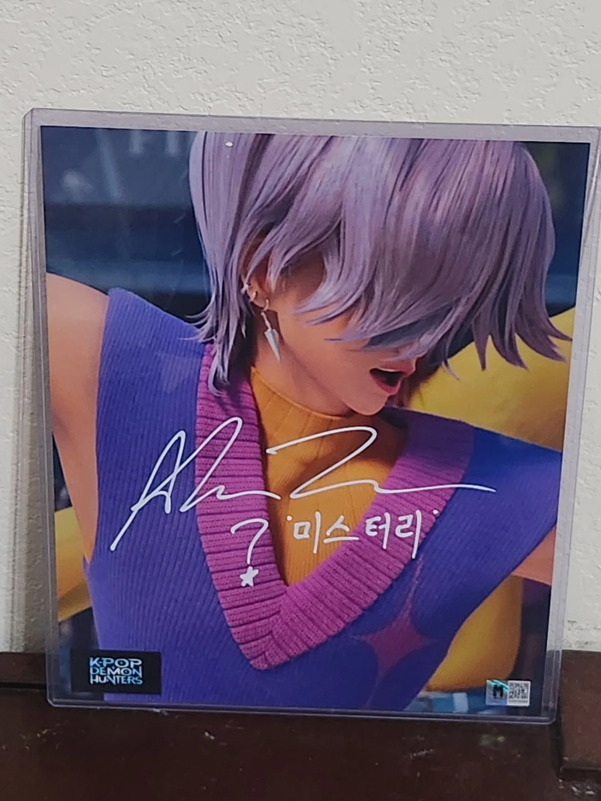 Alan Lee — Signed 8x10 ALAN LEE KPop Demon Hunters Saja Boys Mystery Autograph MAS